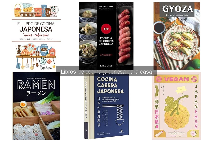 Libros de cocina japonesa vegana y vegetariana imprescindibles