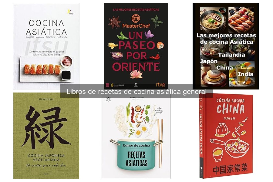 Libros de recetas asiáticas ideales para despedidas de soltera