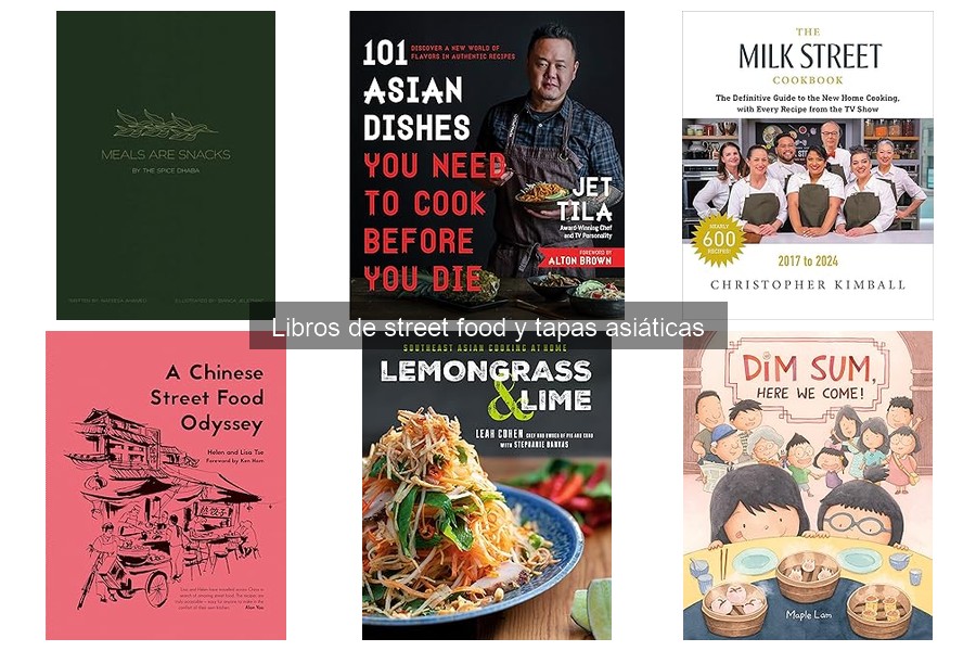Libros de street food asiático: dónde comprarlos en línea y más