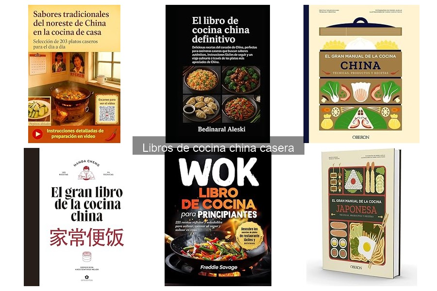 Los libros de cocina china más populares para cocinar en casa