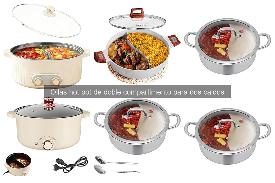Mantenimiento y limpieza de ollas hot pot de doble compartimento