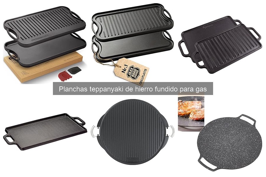 Mantenimiento y limpieza de planchas teppanyaki de hierro fundido