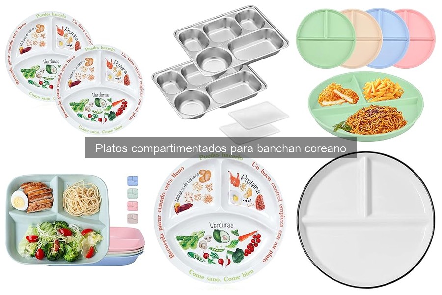 Mantenimiento y limpieza de platos compartimentados para banchan