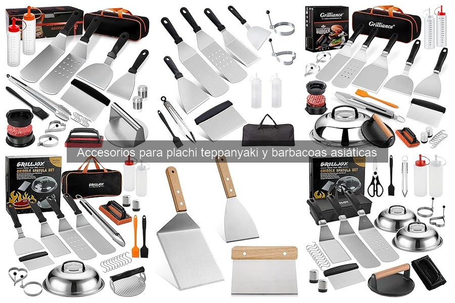 Materiales Comunes en Accesorios para Plachi Teppanyaki