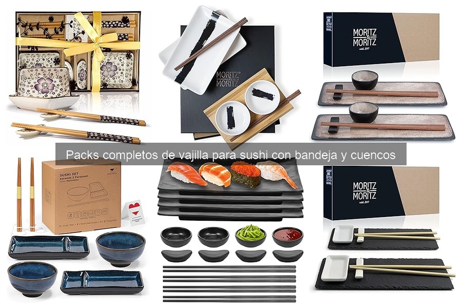 Materiales ideales para vajilla de sushi: guía informativa