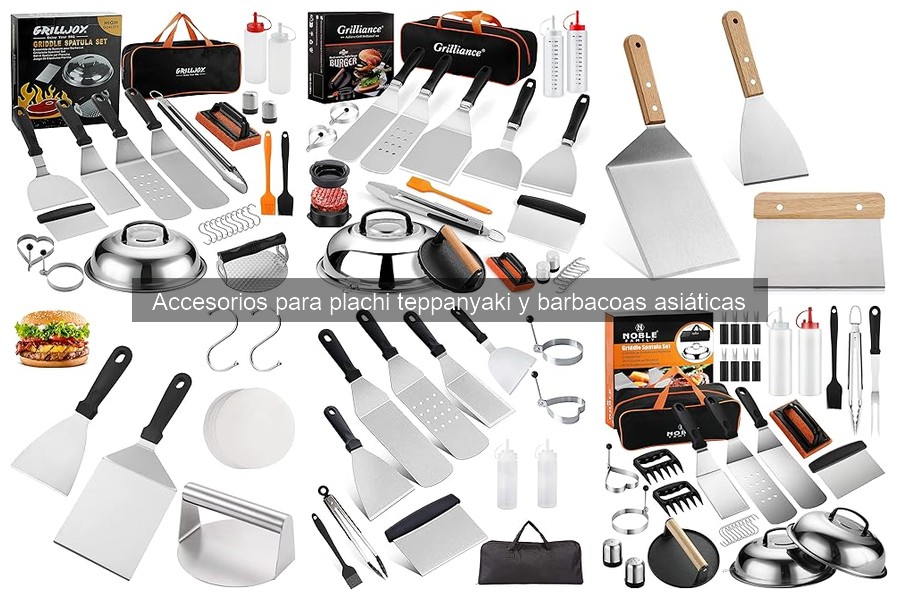 Mejora tu experiencia con accesorios para plachi teppanyaki