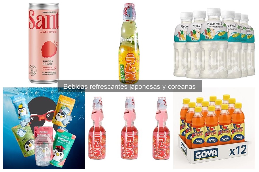 Mejores acompañamientos para bebidas refrescantes japonesas y coreanas