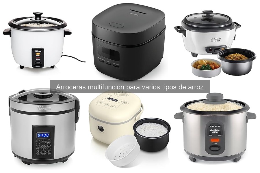 Mejores arroceras multifunción para familias grandes