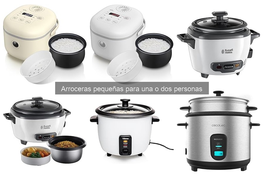 Mejores arroceras pequeñas para cocer arroz con perfección