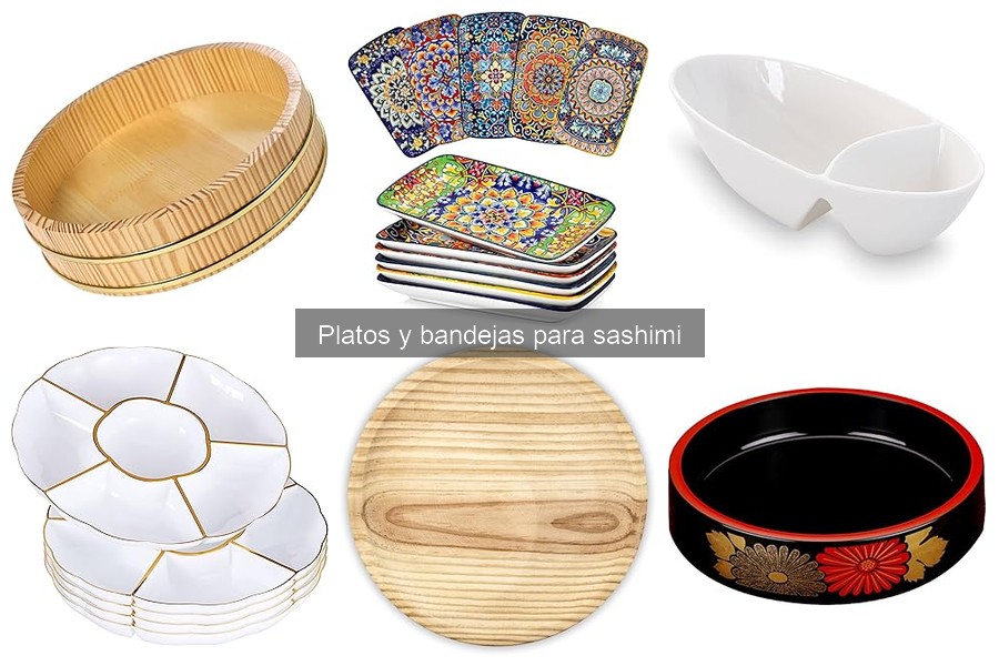 Mejores bandejas para sashimi: comparativa y recomendaciones