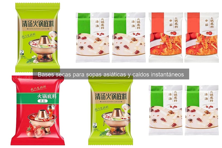 Mejores bases secas para sopas asiáticas según su uso