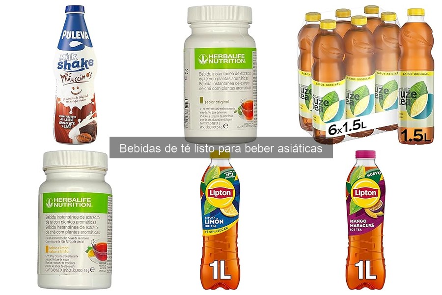 Mejores bebidas de té listo para beber asiáticas y refrescantes