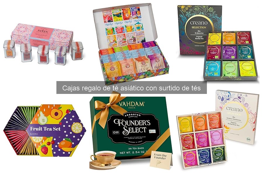 Mejores cajas regalo de té asiático: comparativa 2023
