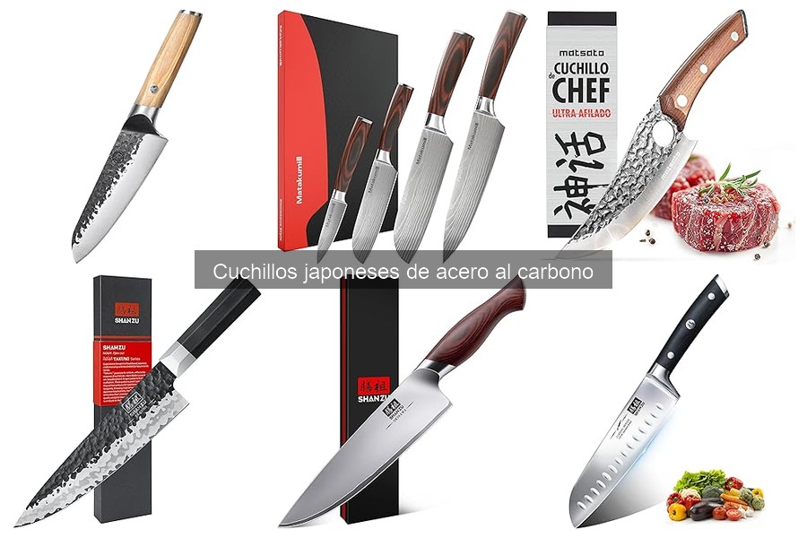 Mejores cuchillos japoneses de acero al carbono para chefs amateurs