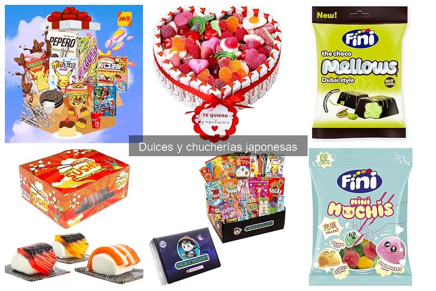 Mejores dulces japoneses para regalar: comparativa y opciones