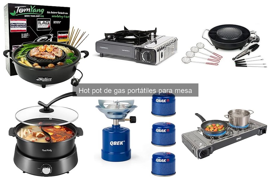 Mejores hot pots de gas portátiles para cocinar en casa
