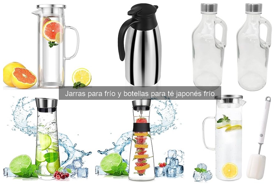 Mejores jarras para preparar té japonés frío: comparativa 2023