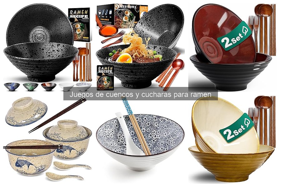 Mejores juegos de cuencos y cucharas para ramen 2023