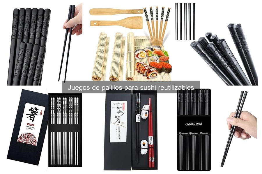 Mejores juegos de palillos para sushi reutilizables en 2023