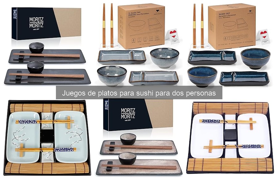 Mejores juegos de platos para sushi para dos personas
