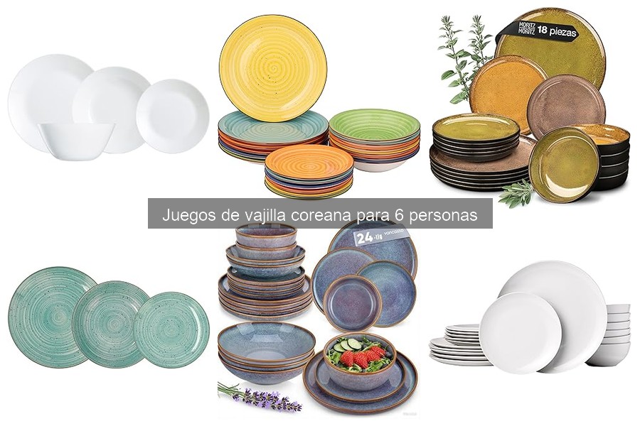 Mejores juegos de vajilla coreana para ocasiones especiales
