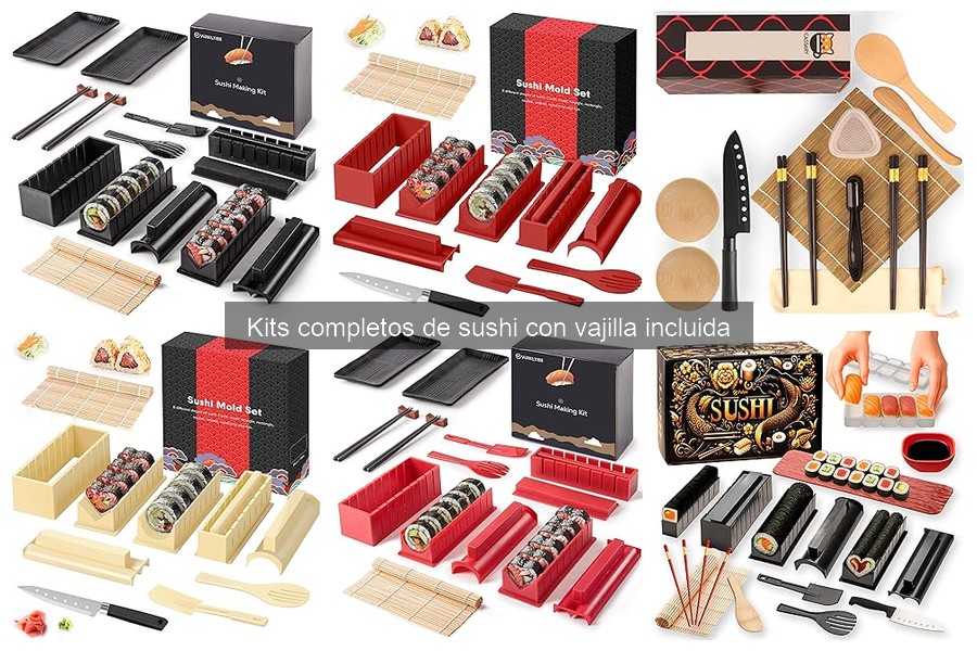 Mejores Kits de Sushi con Vajilla Incluida: Dónde Comprarlos