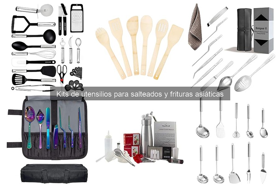 Mejores kits de utensilios para saltear y freír en casa