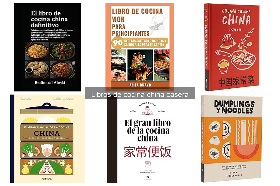 Mejores libros de cocina china con técnicas tradicionales