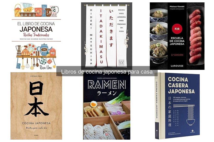 Mejores libros de cocina japonesa para disfrutar en casa