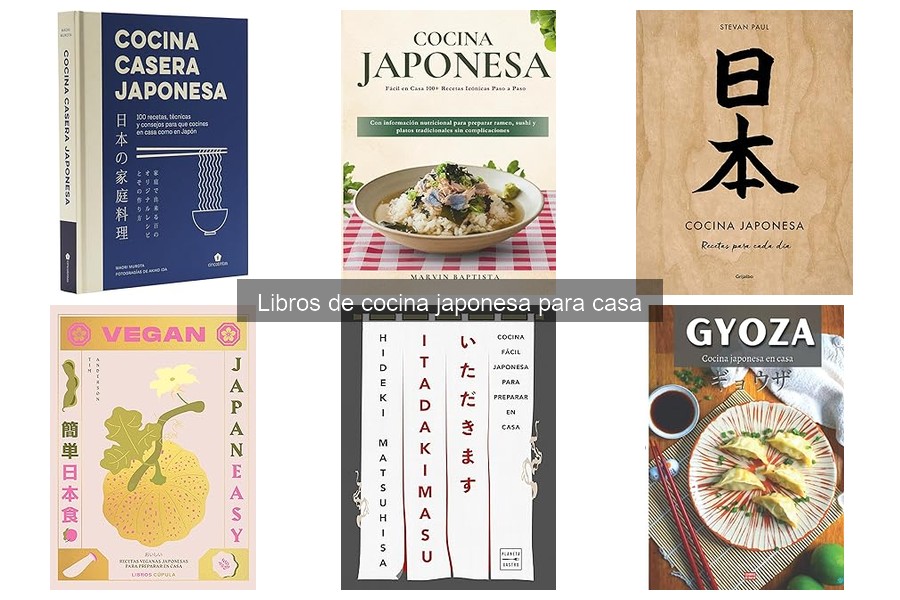 Mejores libros de cocina japonesa para principiantes