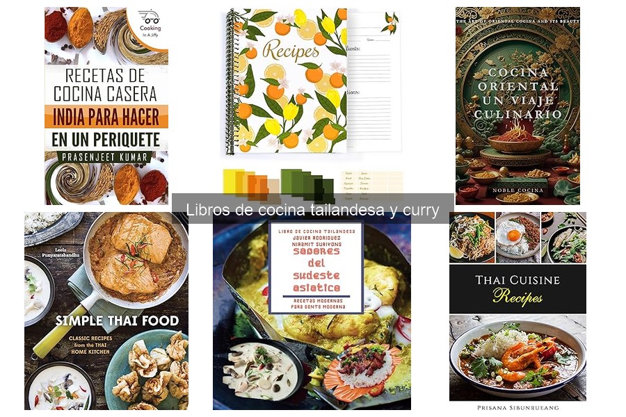 Mejores libros de cocina tailandesa: opiniones y reseñas