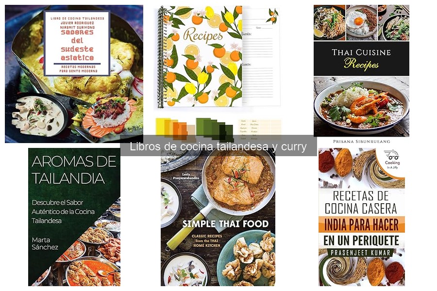 Mejores libros de curry tailandés: comparativa y recomendaciones