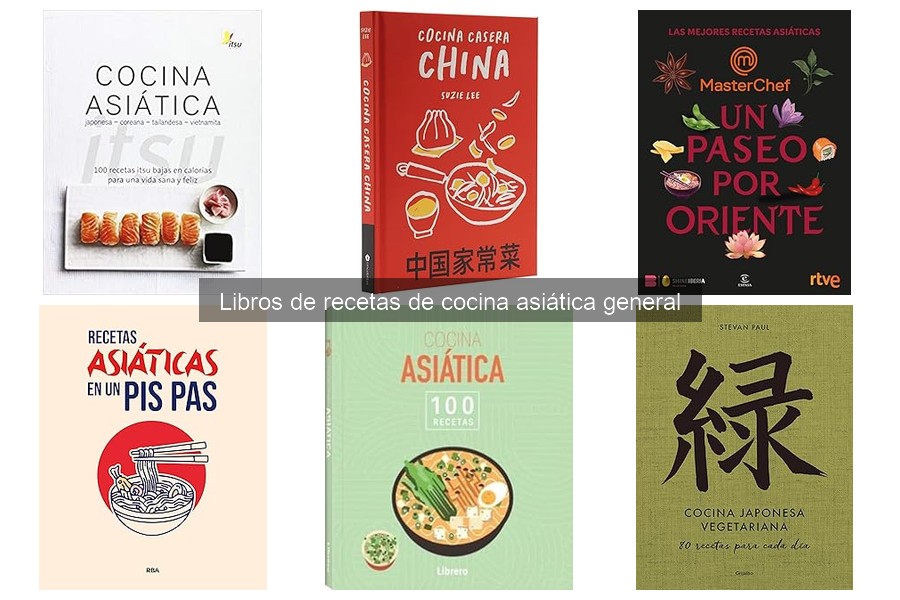 Mejores lugares para comprar libros de recetas asiáticas baratos