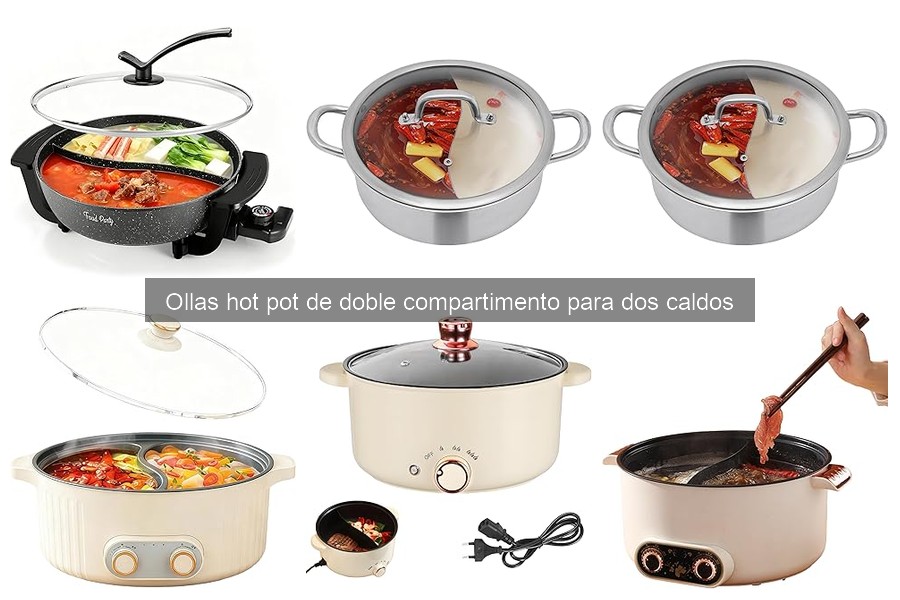 Mejores lugares para comprar ollas hot pot de doble compartimento
