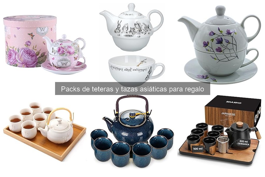 Mejores lugares para comprar packs de teteras y tazas asiáticas
