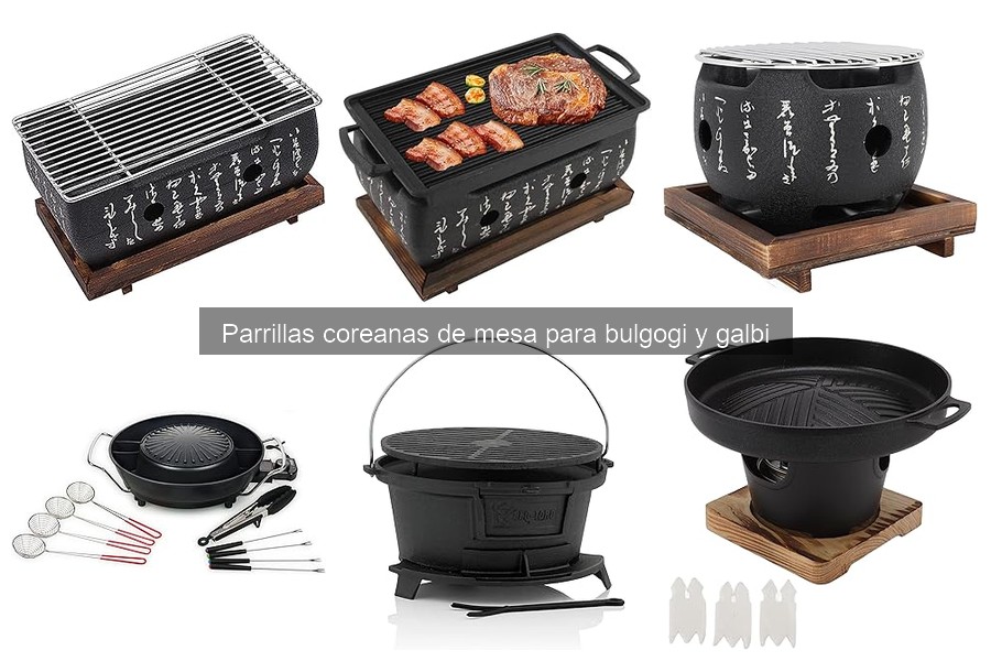 Mejores lugares para comprar una parrilla coreana de mesa