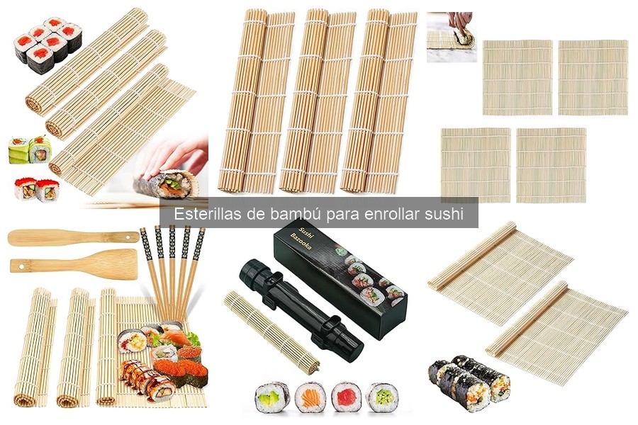 Mejores marcas de esterillas de bambú para sushi