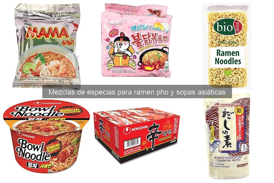 Mejores marcas de mezclas de especias para preparar ramen