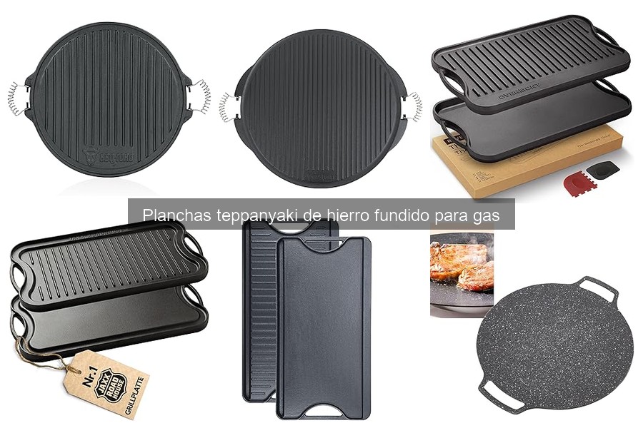 Mejores marcas de planchas teppanyaki de hierro fundido para gas
