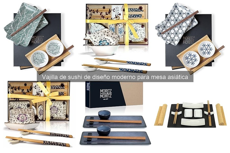 ** Mejores marcas de vajilla de sushi de diseño moderno
