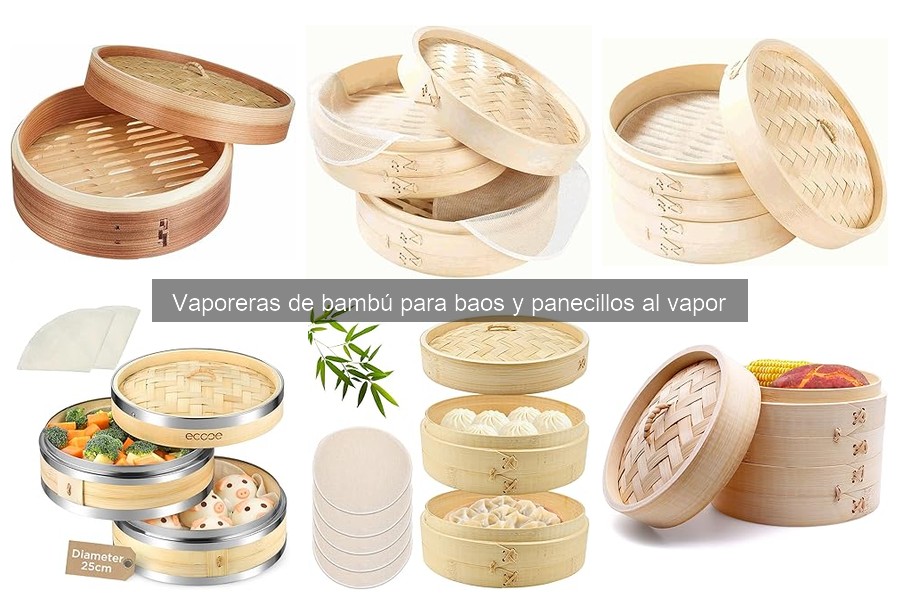 ** Mejores marcas de vaporeras de bambú para baos y dim sum