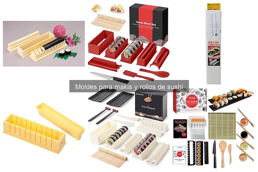 Mejores moldes para sushi para principiantes: comparativa