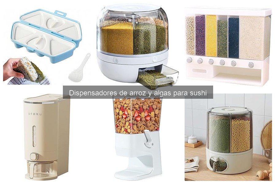 Mejores ofertas en dispensadores de arroz y algas para sushi