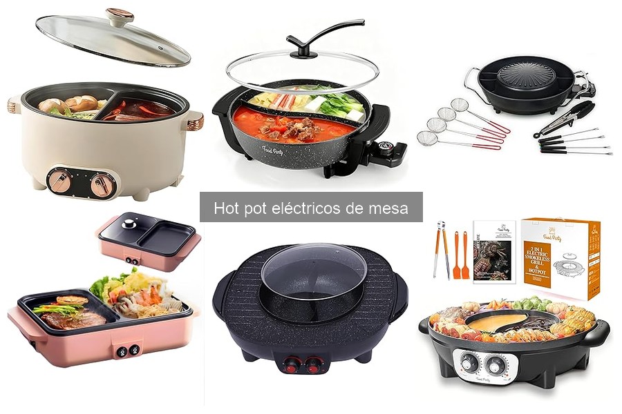 Mejores ofertas en hot pots eléctricos de mesa 2023
