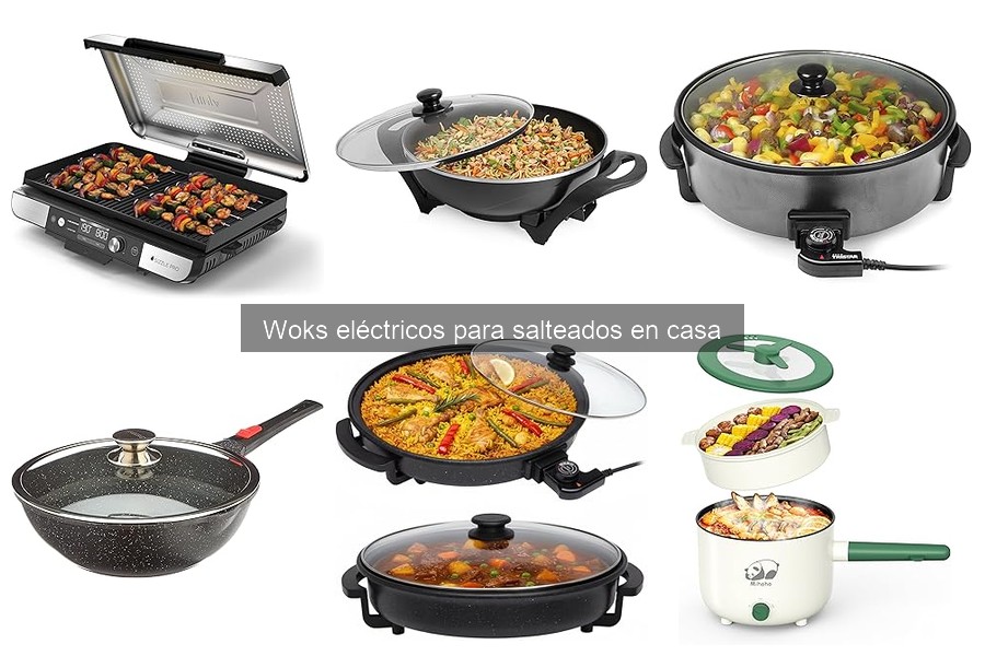 Mejores ofertas en woks eléctricos para cocinar en casa