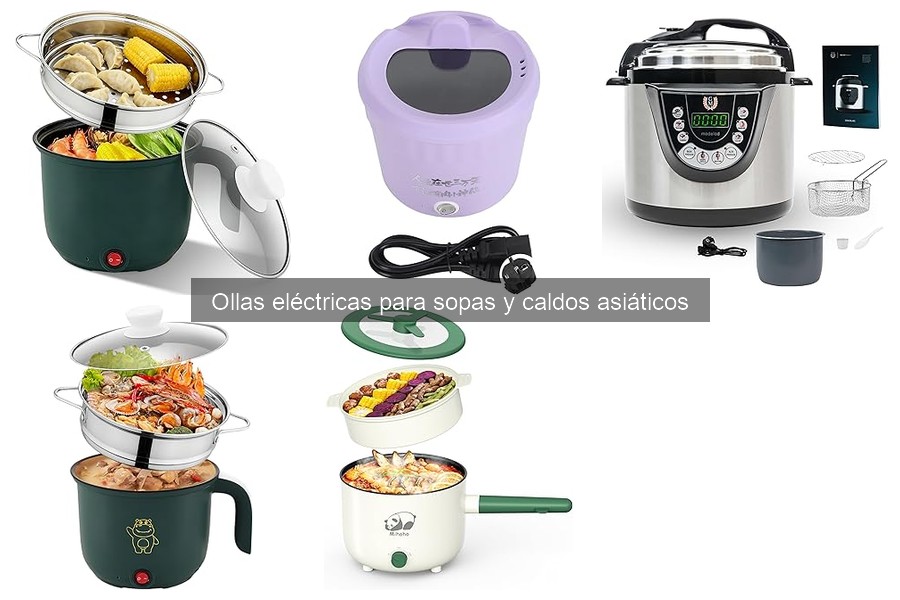 Mejores ollas eléctricas para sopas asiáticas: comparativa 2023