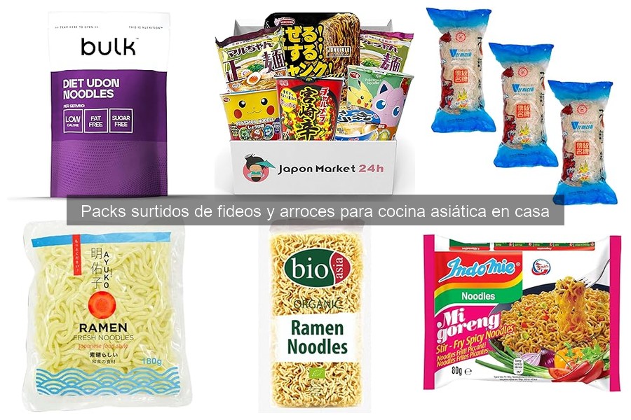 Mejores packs de fideos y arroces para principiantes