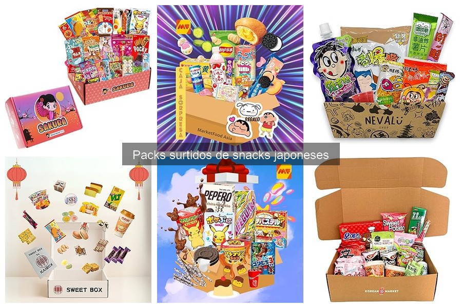 Mejores packs surtidos de snacks japoneses: comparativa 2023