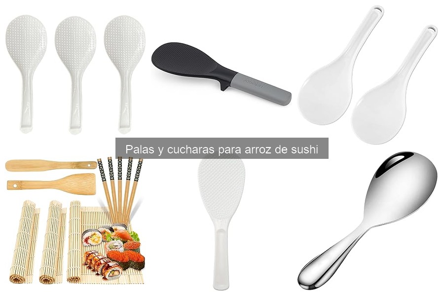 Mejores palas y cucharas para arroz de sushi: comparativa 2023