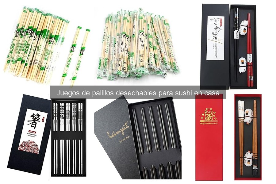 Mejores palillos desechables para sushi en casa 2023